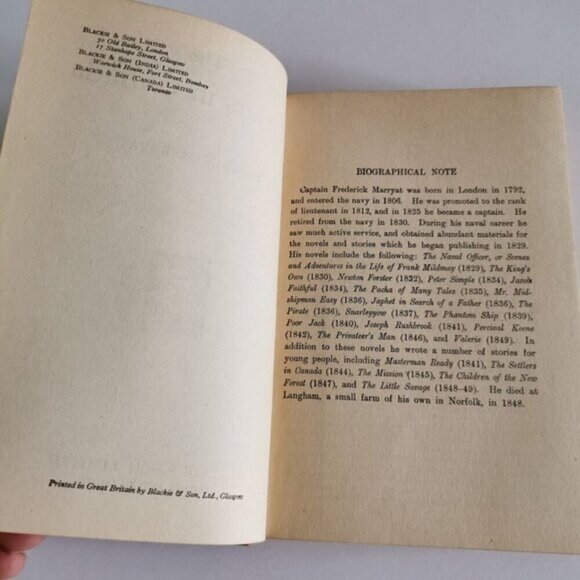 1910s Settlers in Canada Book Captain Marryat Blackie Pub Art Deco Ornate - Picture 4 of 7